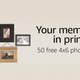 50 free 4x6 prints. Promo code 50FREE.